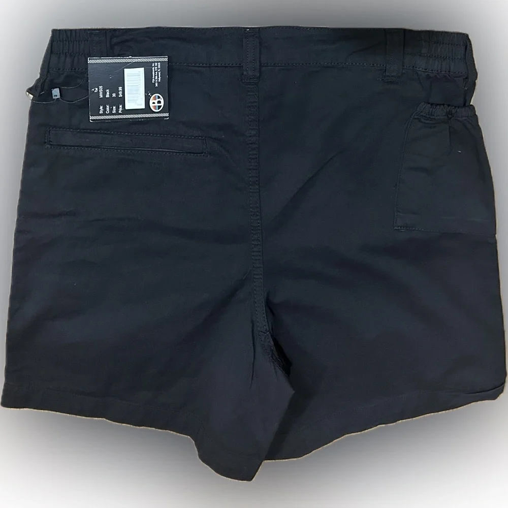 NWT Beach Outfitters SZ 30 Black Cargo/utility shorts w/2 rear & 4 front pockets